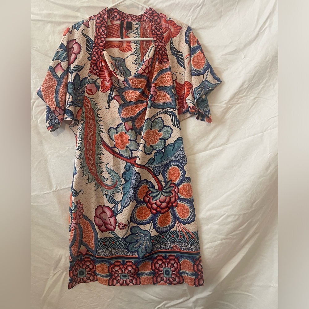 MNG cowl neck dress